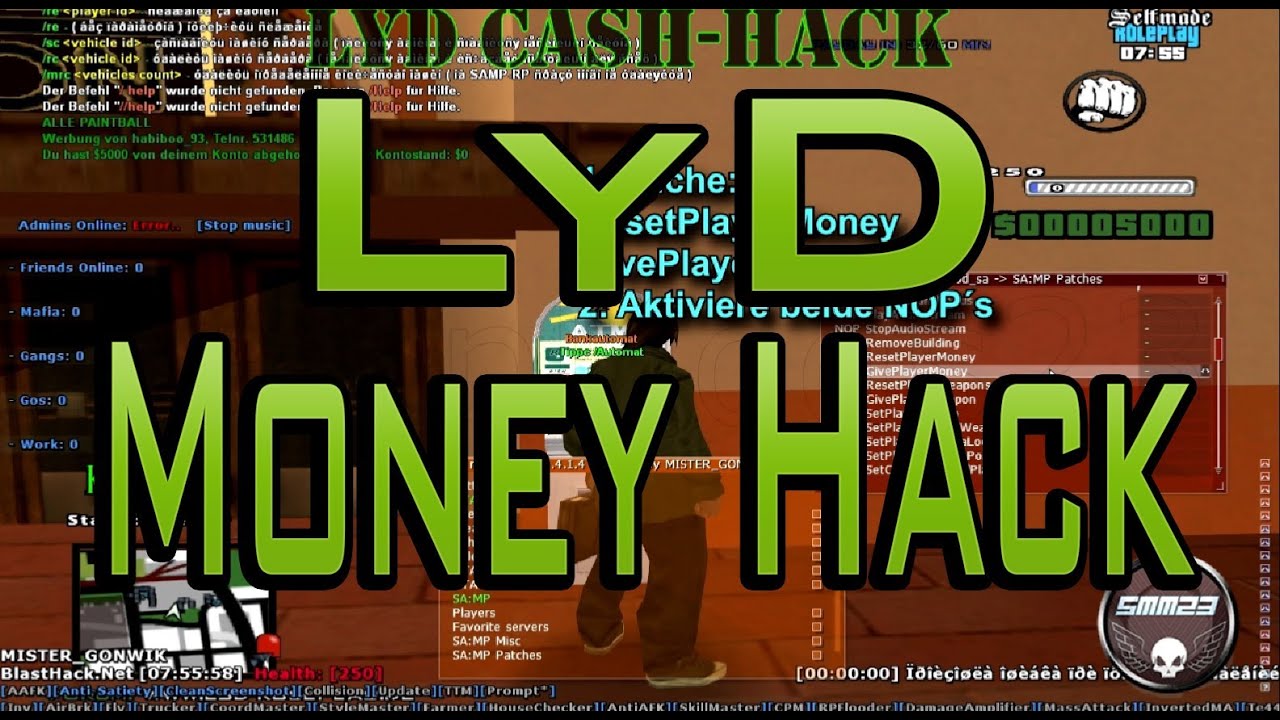 [ Money Hack 0.3z ] *HOT* LyD - Live your Dream Geld Cheaten Money Hack - SaMpMods23