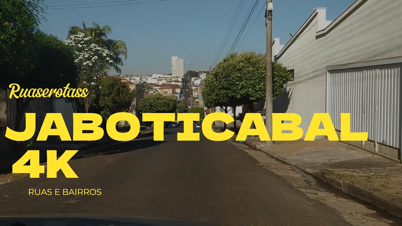 Ruas e Bairros .. passeio de carro por Jaboticabal.