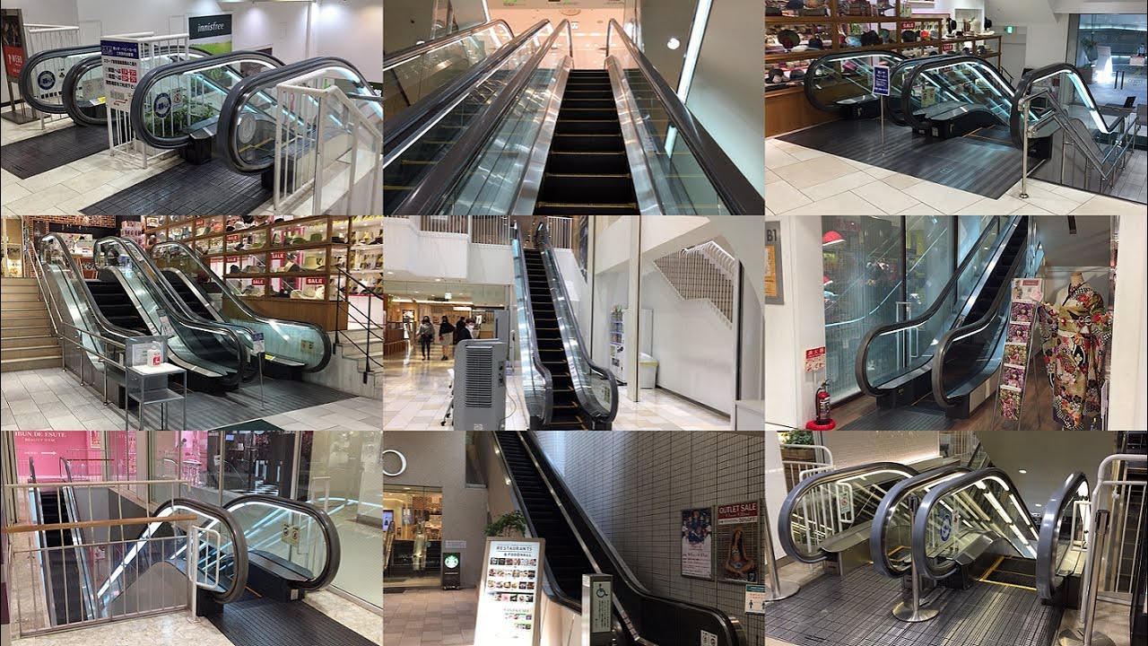 【名古屋市 中区】名古屋パルコのエスカレーター全６９基に乗ってみた！Escalator Nagoya PARCO Japan Naka-ku Nagoya-shi Aichi