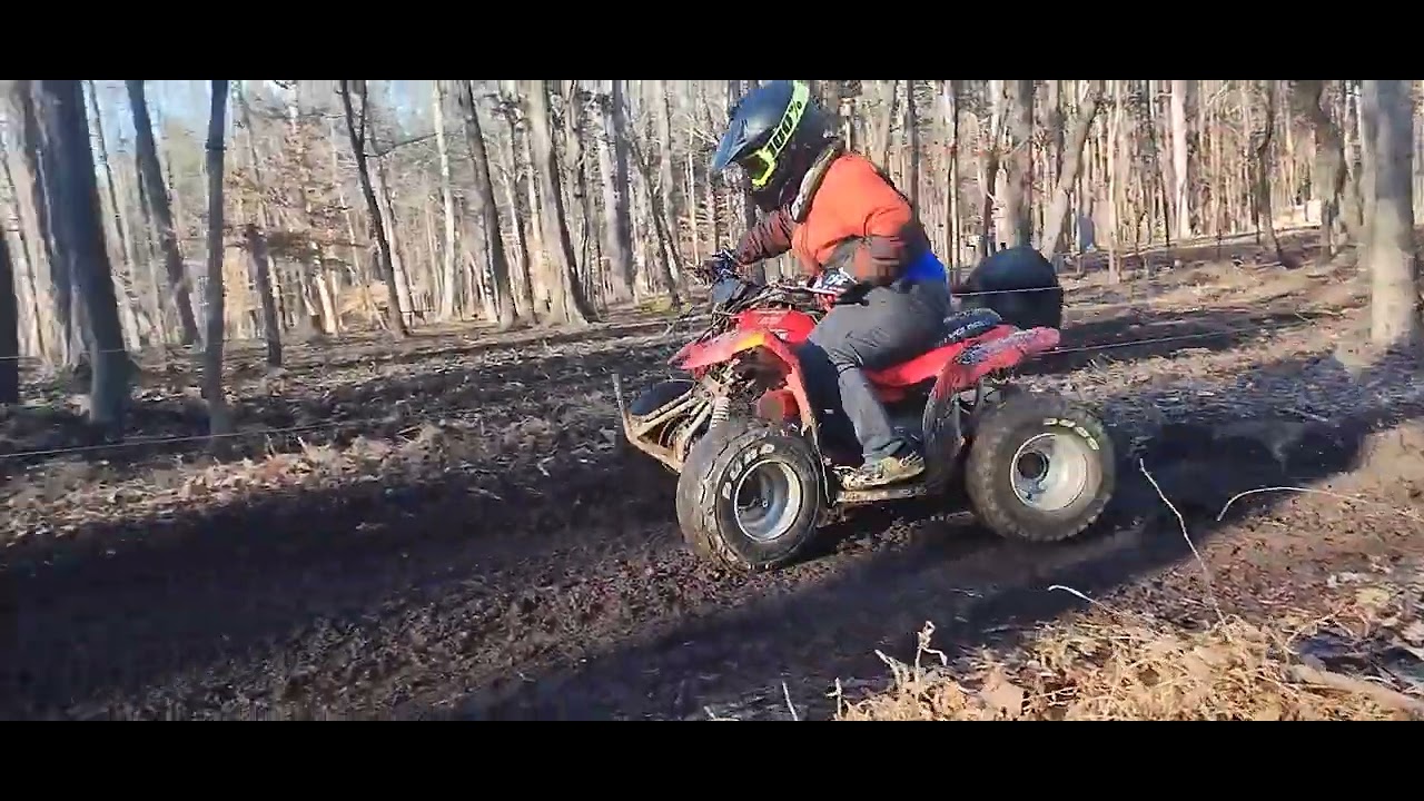 Nolan riding his drr clone and getting the pigs approval 