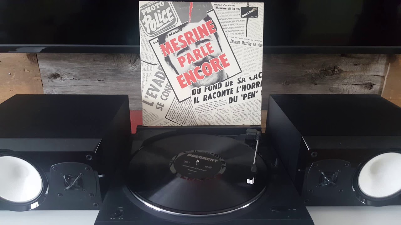Jacques Mesrine Parle encore vinyle LP Face A