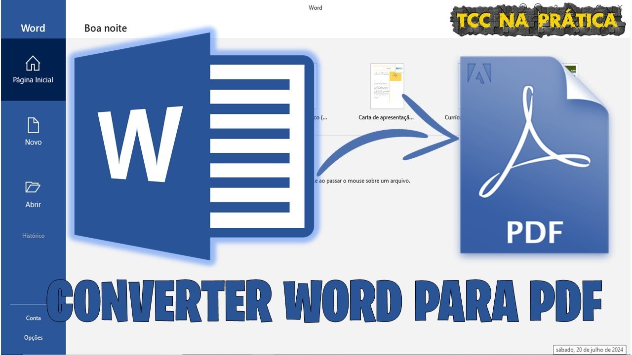 Como Converter Word para PDF no Pr&oacute;prio Word