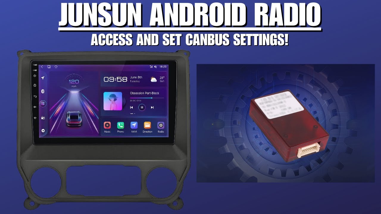 Junsun Android 8+256 ГБ: настройка радио CANBUS — настройте систему в соответствии с особенностям...