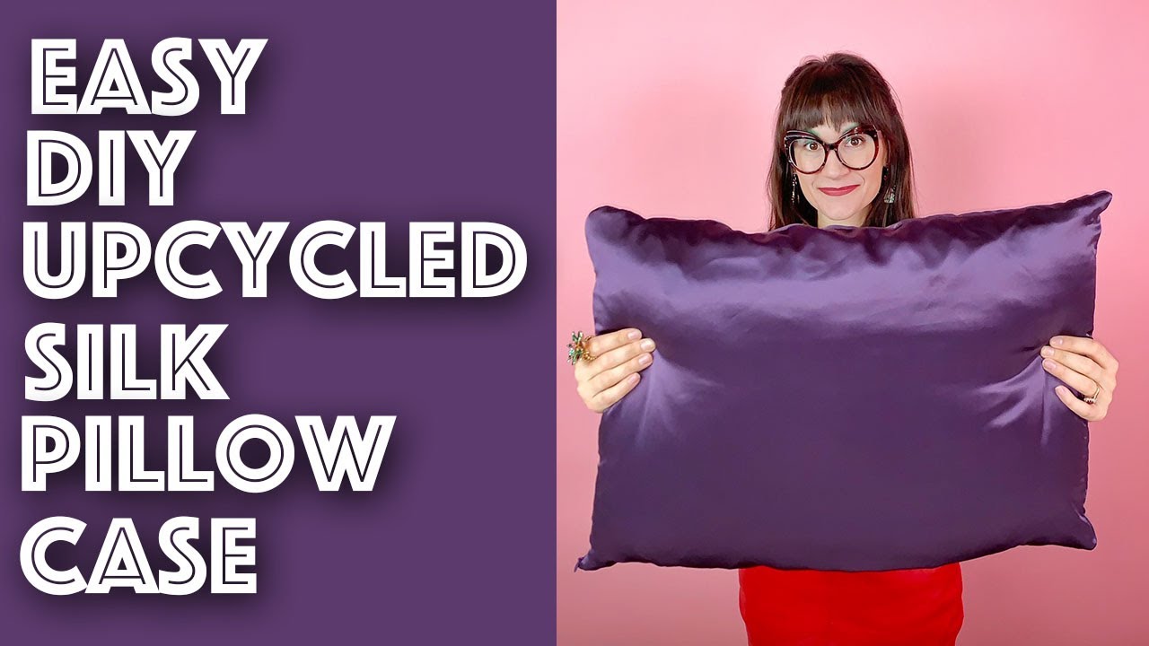 DIY Easy Luxury Silk Pillowcase Sewing Tutorial | Sew Anastasia
