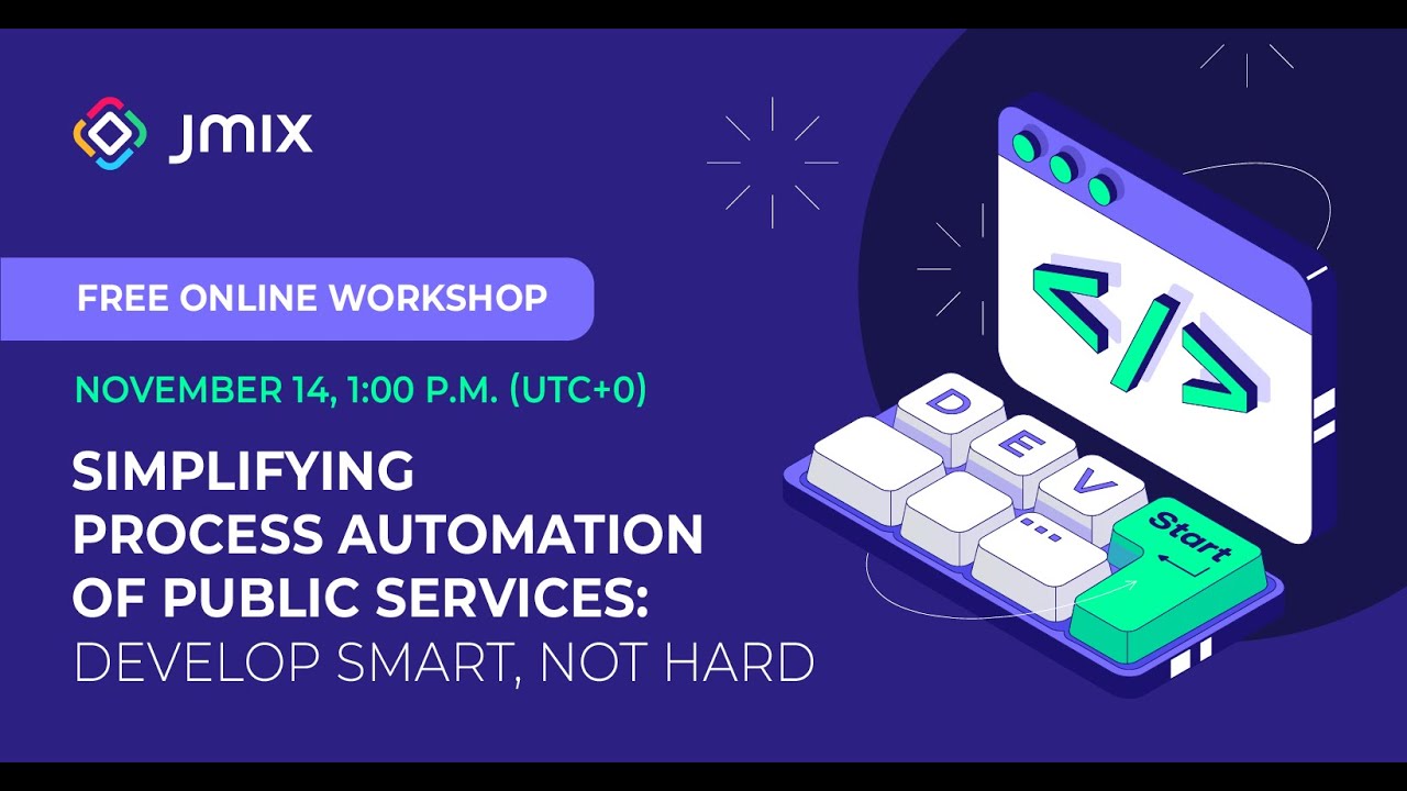 Simplifying Process Automation of Public Services: Develop smart, not hard