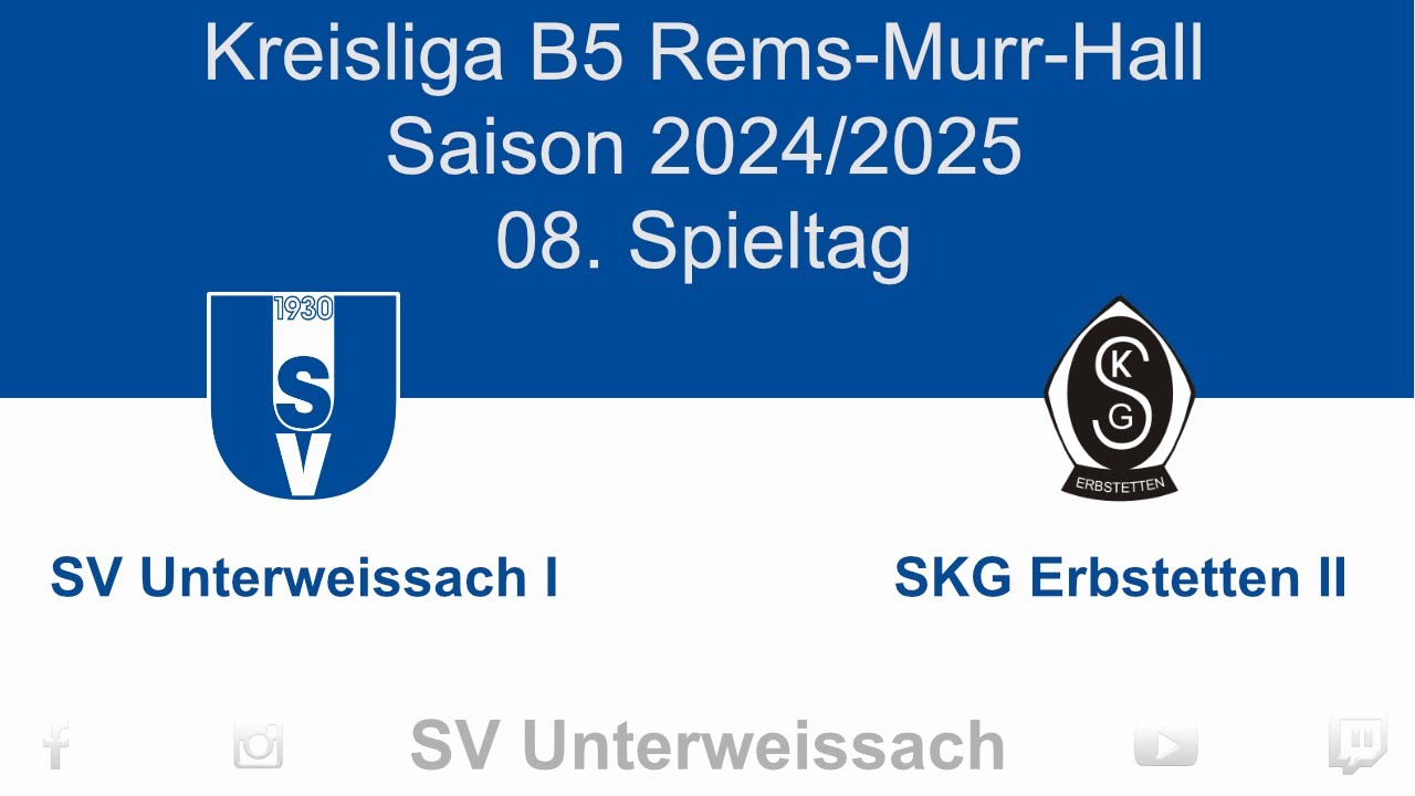 08. Spieltag Kreisliga B5 | SV Unterweissach II vs SKG Erbstetten II