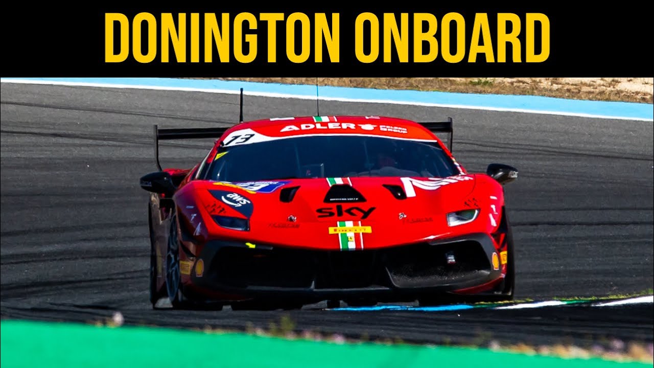 Ferrari 488 Challenge EVO Onboard - Donington Park Circuit