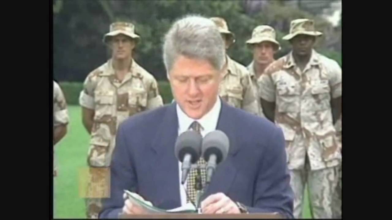 President Bill Clinton - Remarks on Operation Restore Hope