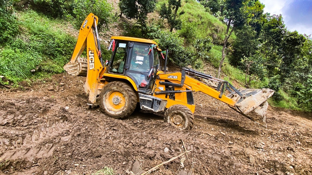 The Best JCB Work | Excavator Clearing Massive Landslide | Excavator Planet | 4K JCB Video