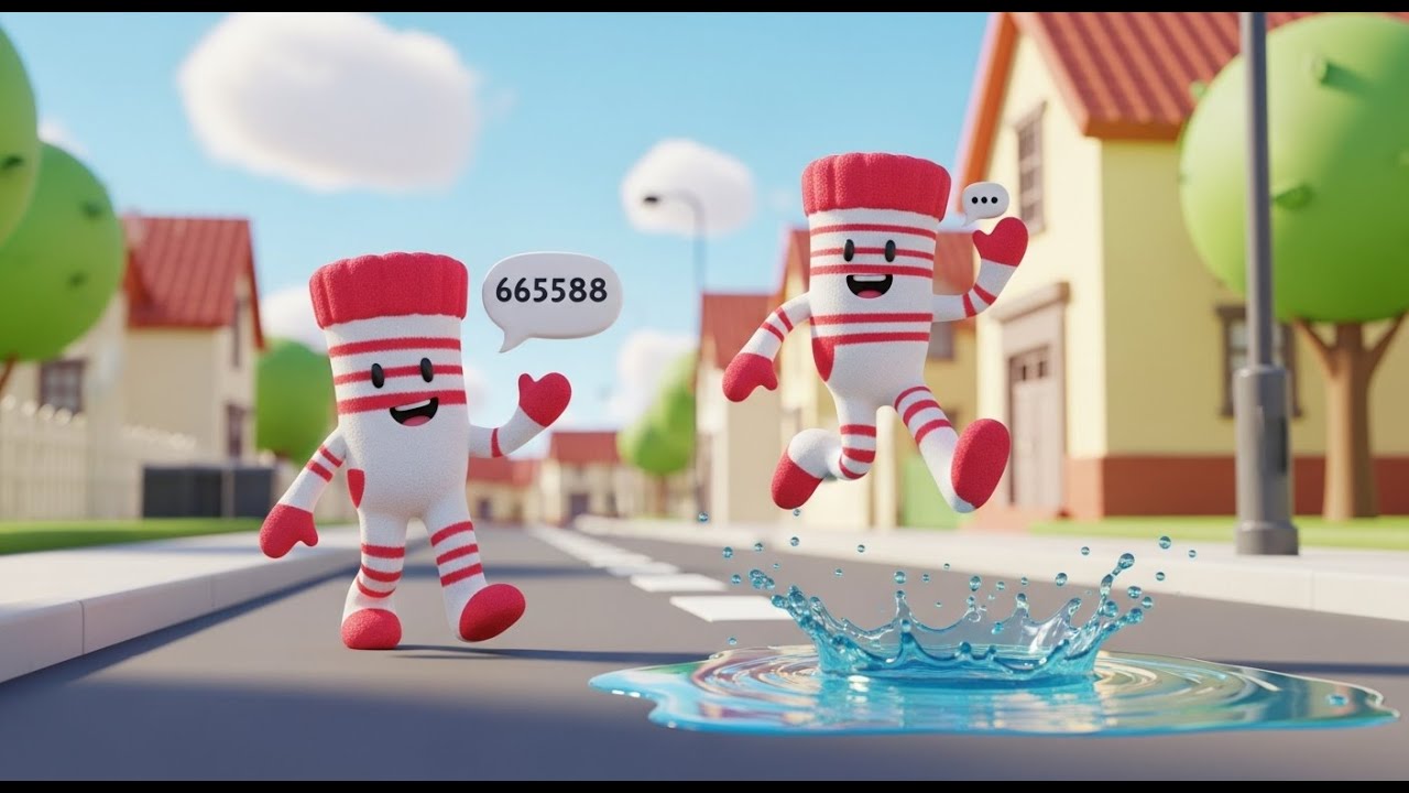 Silly Socks on a Sunny Walk | Fun Walking Rhyme for Kids | Nursery Rhymes & Songs for Children