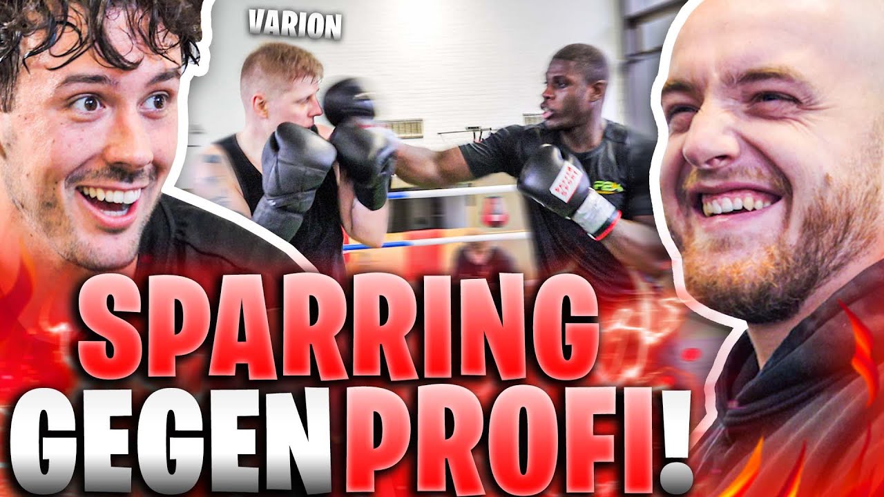 🥊😵KNOCKOUT vom DEUTSCHEN MEISTER?! | CrispyRob, Varion & NoahZett boxen gegen Profi! - Sparring Vlog