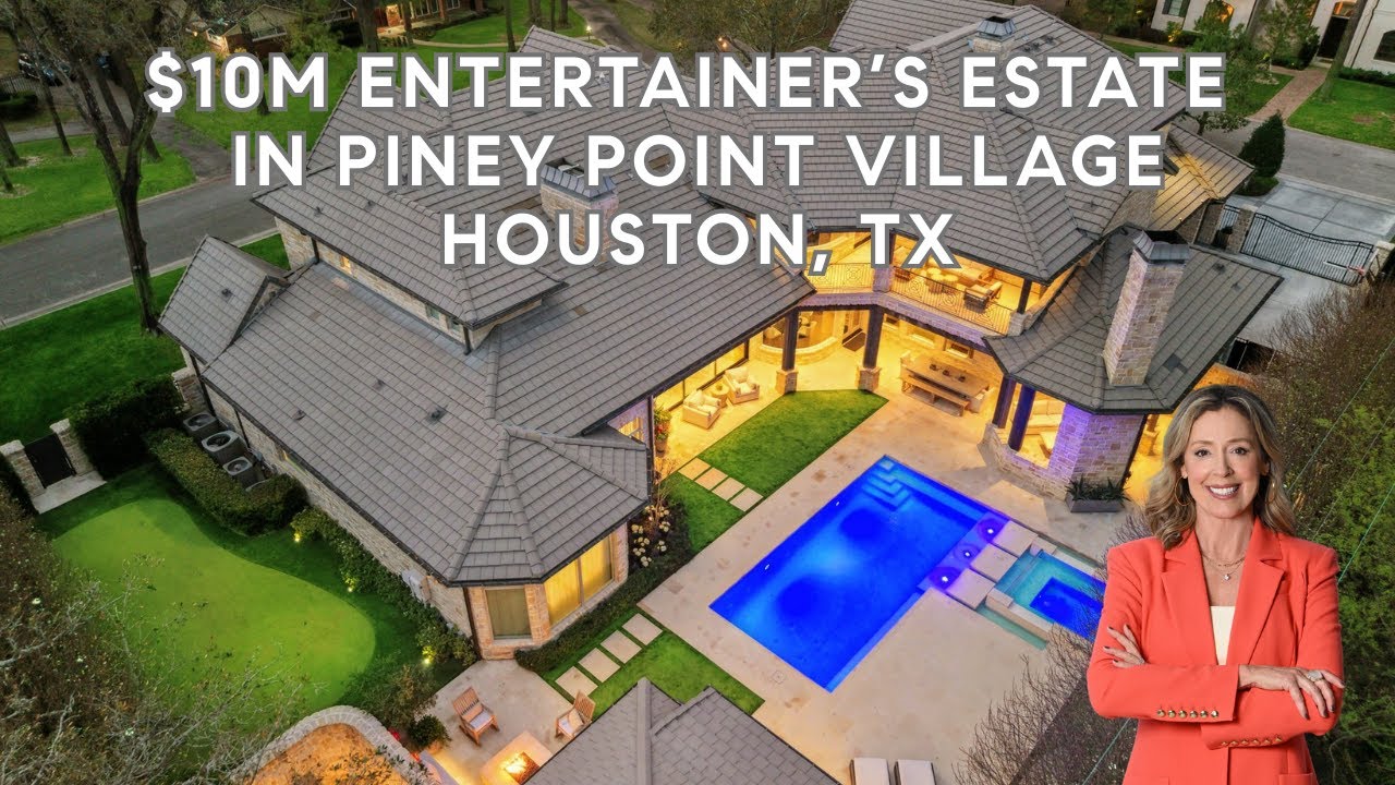 Inside This $10M Entertainer’s Estate in Houston, TX | Piney Point Village Luxury Home Tour