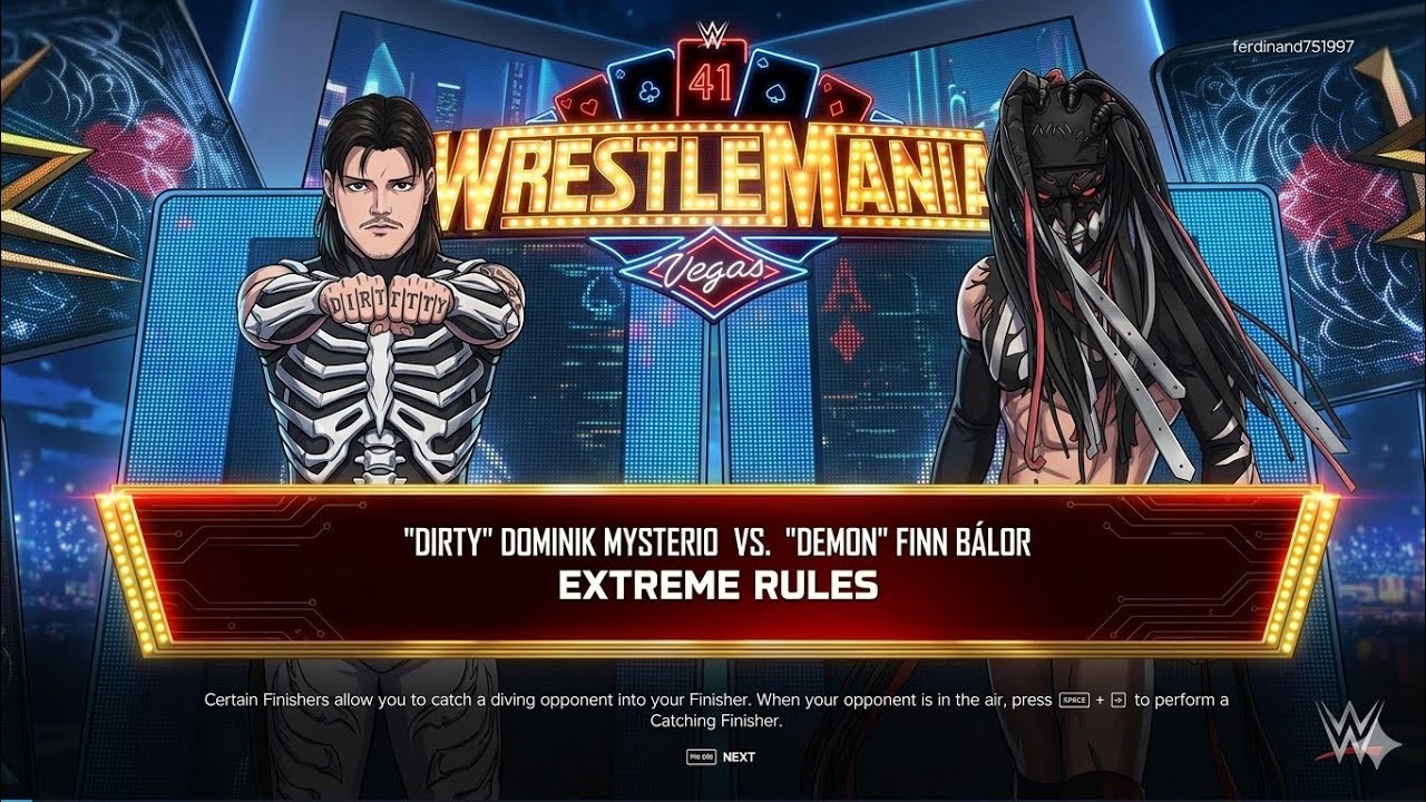 WWE 2K26 - Demon Finn B&aacute;lor vs Dominik Mysterio | Epic Showdown!