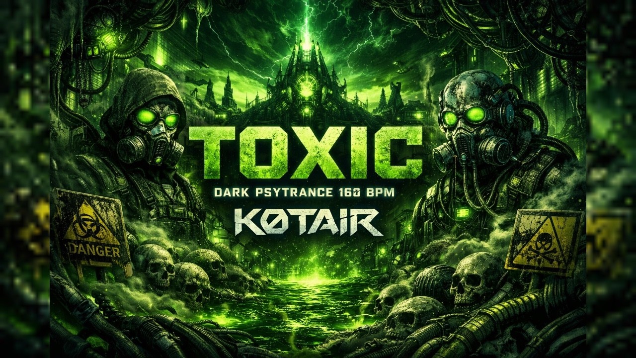 Toxic – Dark Psytrance 160 BPM | KØTAIR