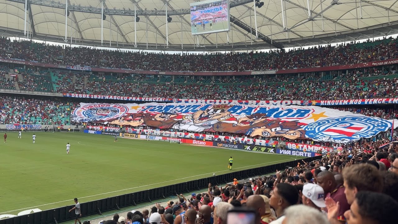 Bahia x Vasco no Setor Leste na Arena Fonte Nova 