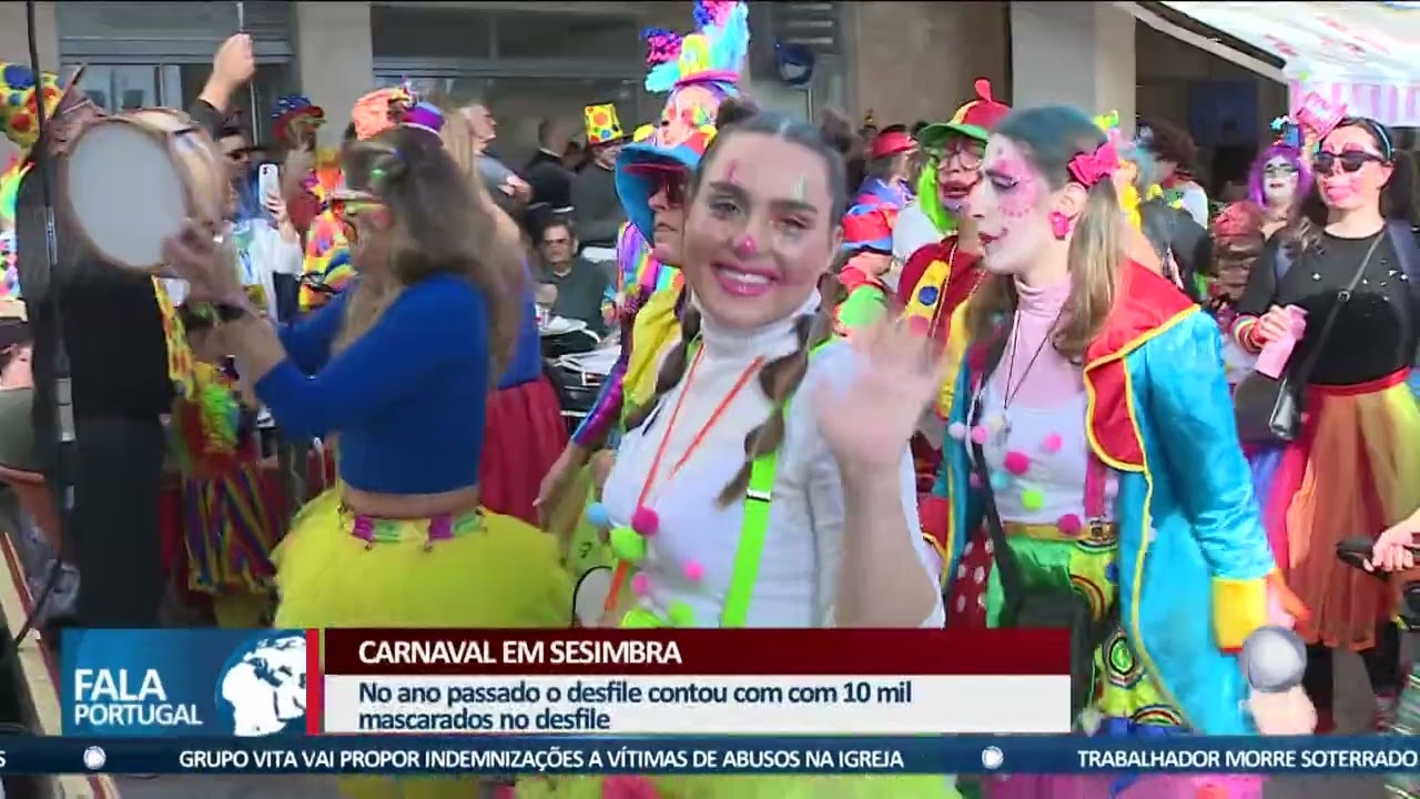 Desfile de palhaços em Sesimbra