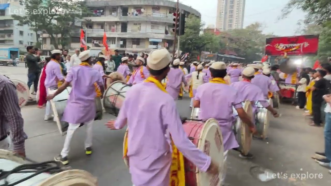 Shree siddhivinyak palkhi sohala 2025 | Kedarnath Dhol Tasha Pathak 2026 | maghi ganpati jayati 2026