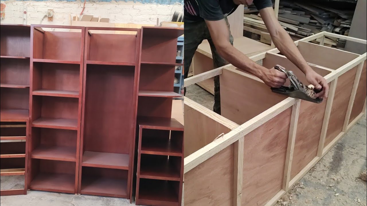 Closet en bastidor ,¿como forrar y escuadrar los muebles?