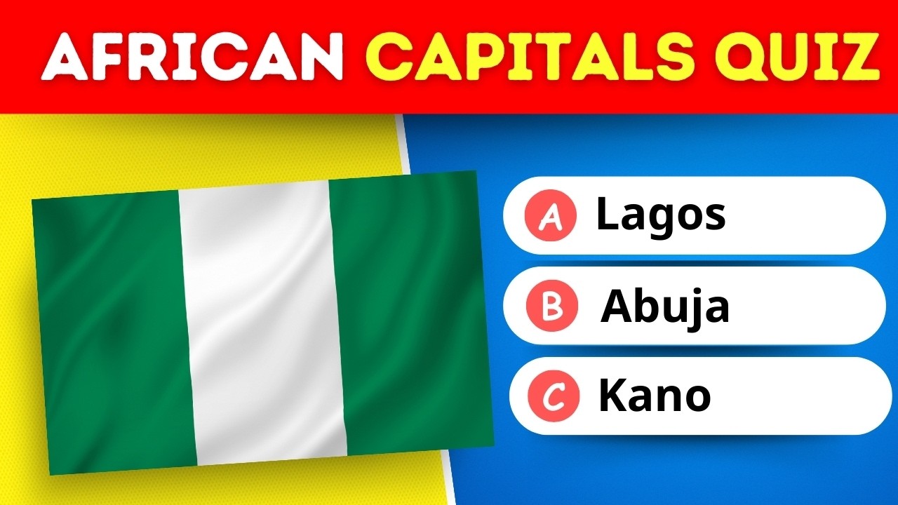 All Countries African name and their Capitals | Countries and capitals Quiz | African Capitals Quiz