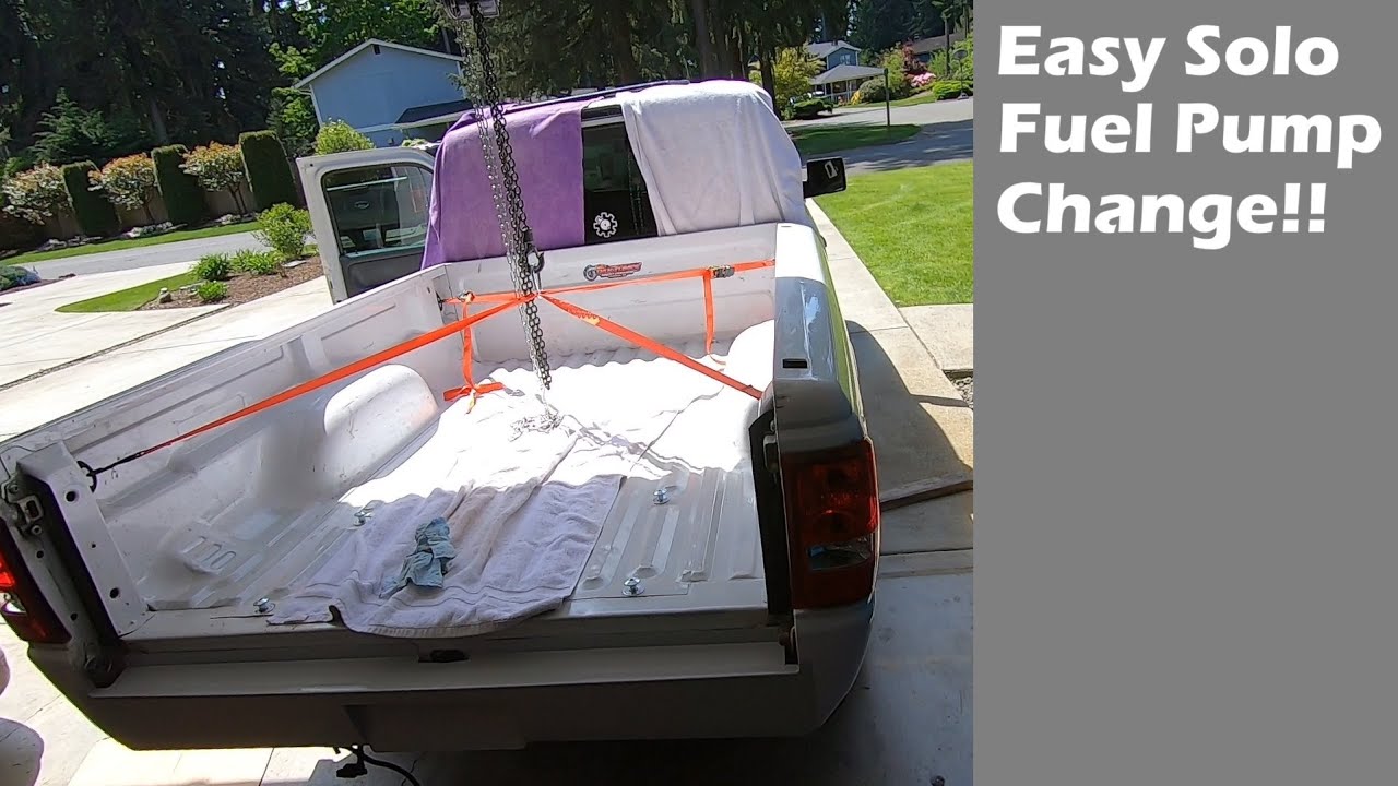 How to Remove a Ford Ranger Bed By Yourself With Junk Around the Garage When You Don't Have a Hoist