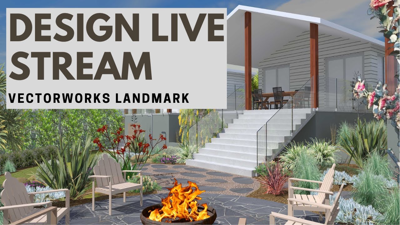 Vectorworks Landscape Design Stream - Texas Landscape Pt. 1