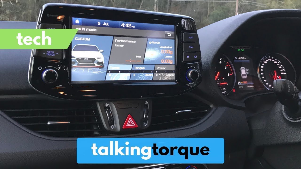 Hyundai i30 N: ALL SETTINGS/MODES Performance Display, Head Unit & Dash