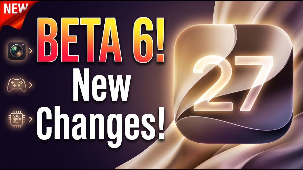 Вышла iOS 27 Beta 6! 🚨 Что нового и станет ли эта бета финальной?!