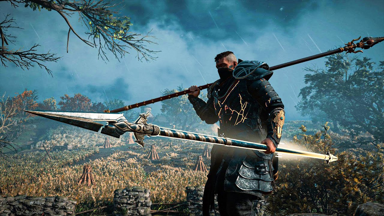 Assassin's Creed Valhalla - Dual Spear Assassin Stealth Kill and Brutal Combat Gameplay
