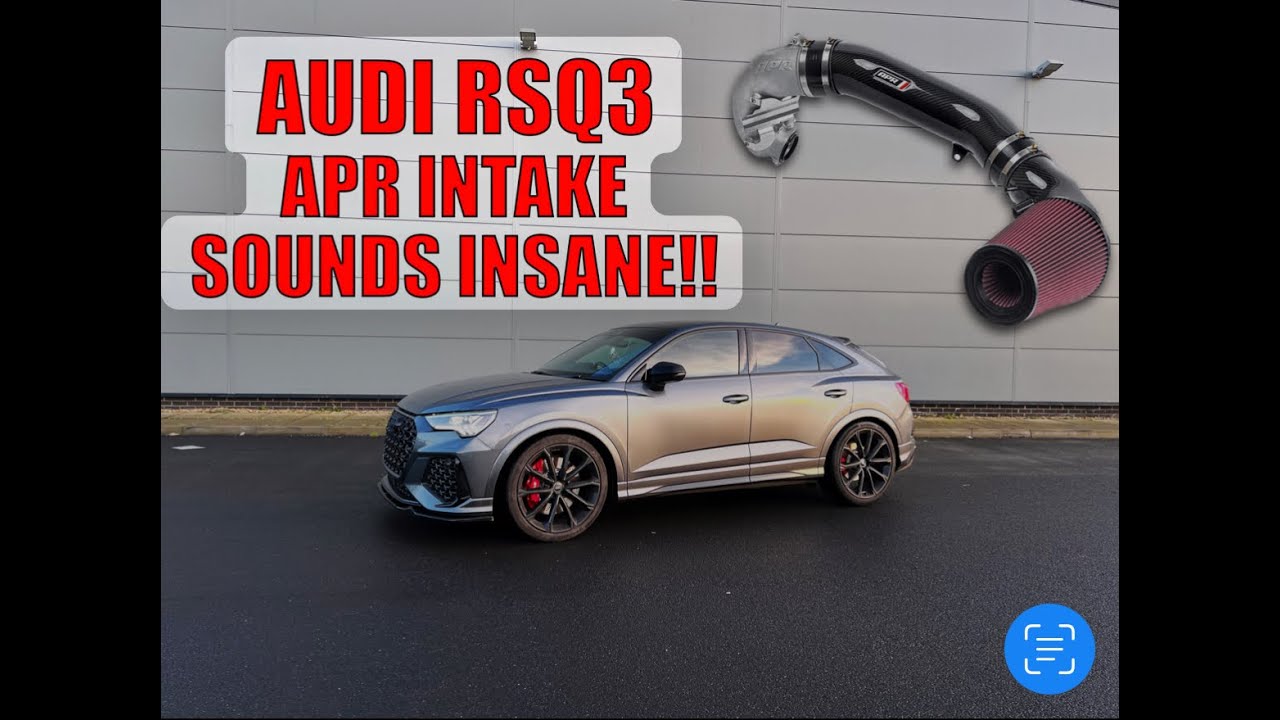 INSANE RSQ3 AIR INTAKE // SOUNDS CRAZY!!
