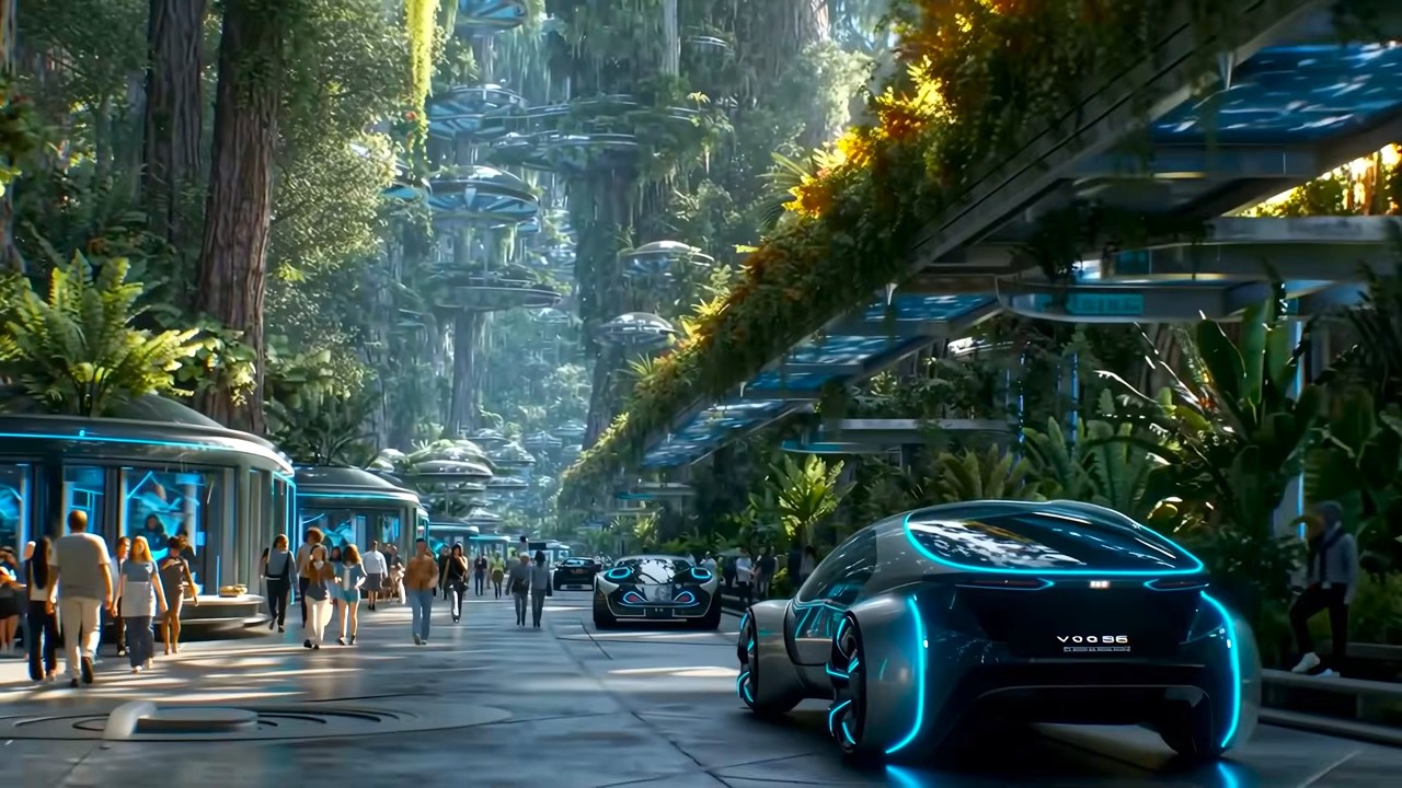 Future City 2125: 100 Years From Now | Sci-fi AI Short Film (4K)