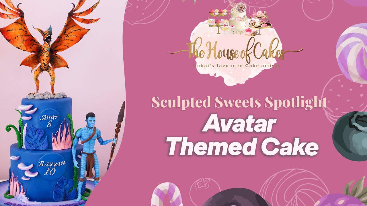 Pandora's Delight | Avatar movie 4k Cake by House of Cakes Dubai the best cake Makers in the world