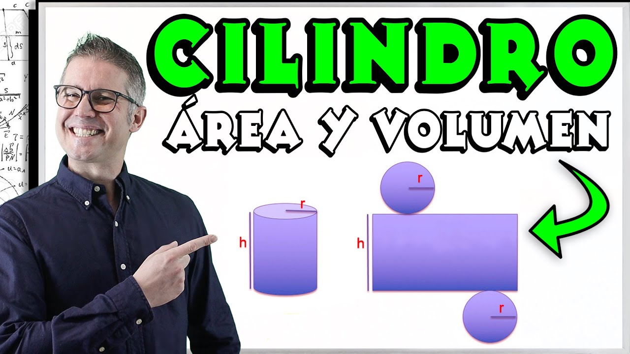 ÁREA Lateral y VOLUMEN de un CILINDRO Ejemplo Resuelto