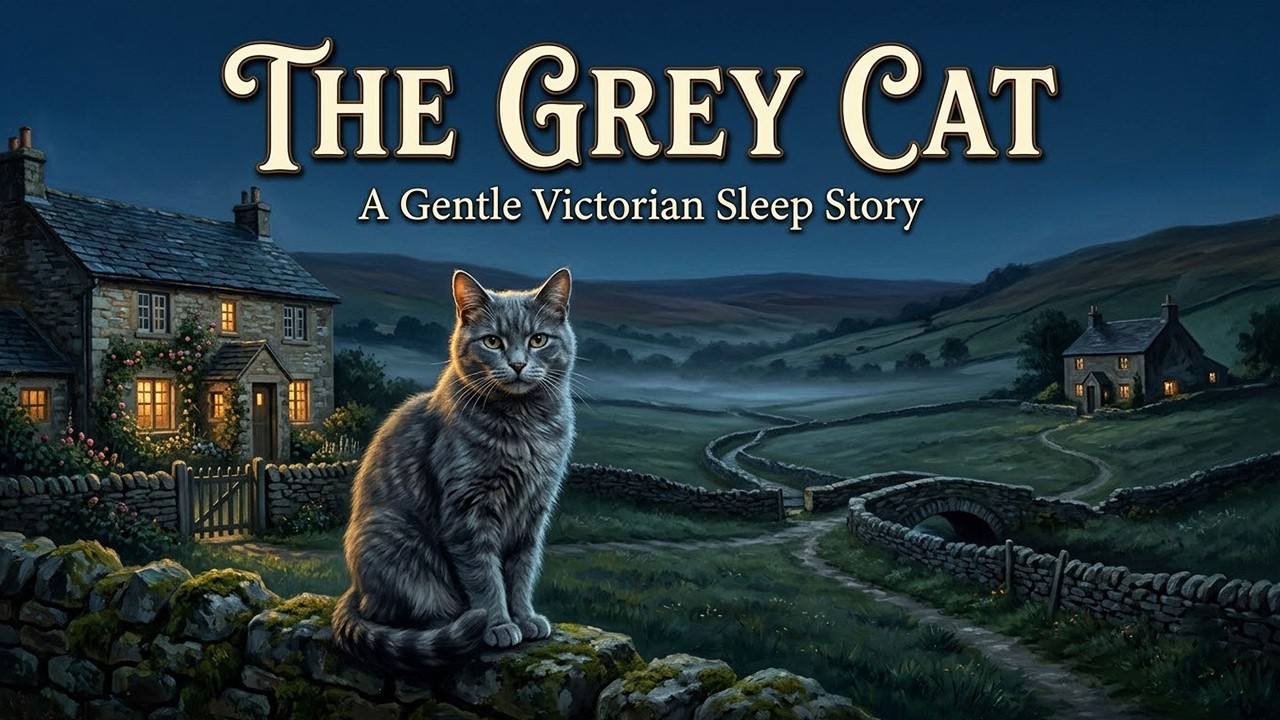 The Grey Cat Who Slept in Two Cottages | A Gentle Victorian Sleep Story for Grown Ups