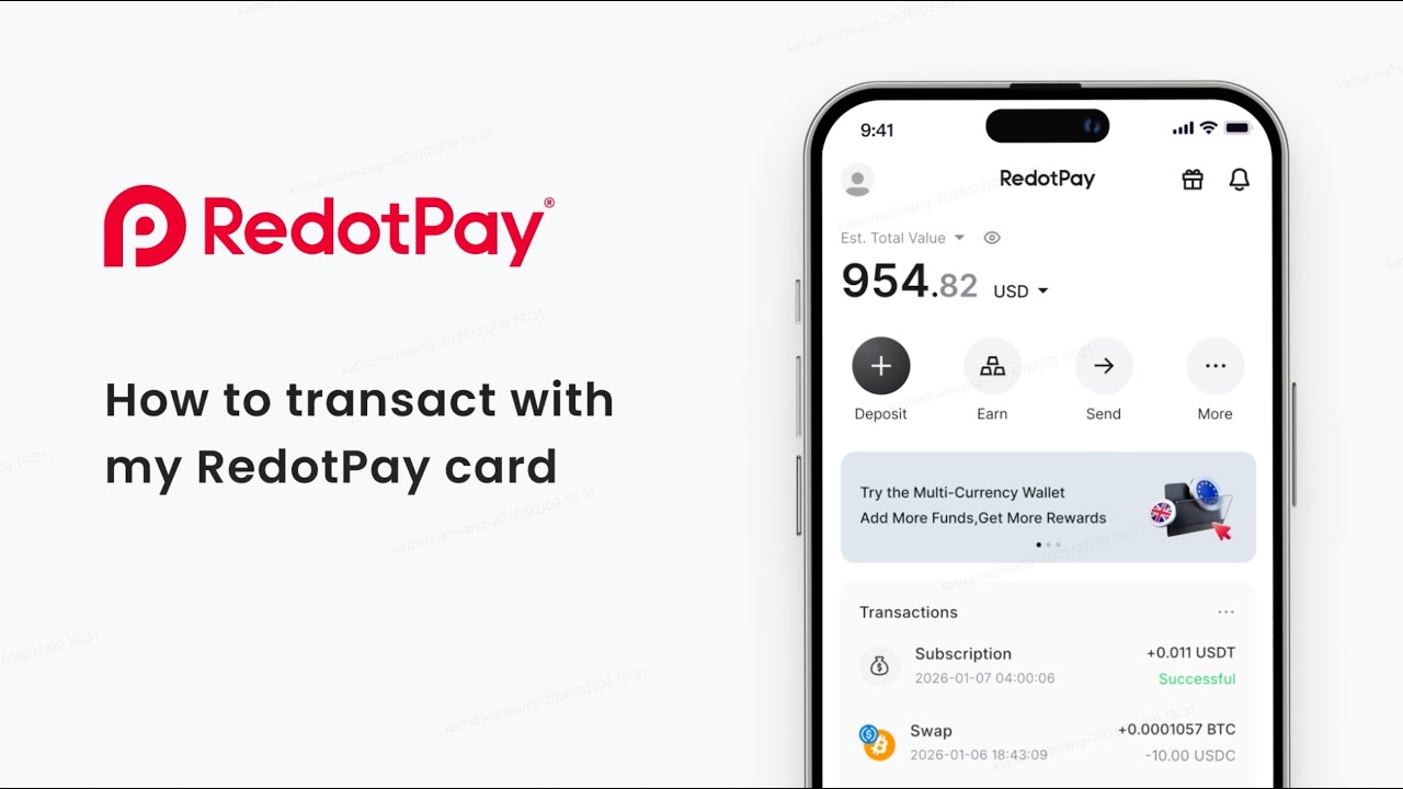 How to Use My RedotPay Card for Transactions