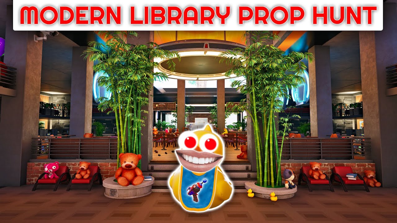 Modern Library PROP HUNT📖6732-9735-9582 | Fortnite Creative UEFN