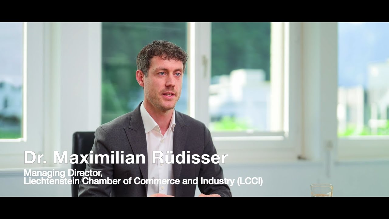 Maximilian R&uuml;disser, Liechtenstein Chamber of Commerce on market access - With German subtitles