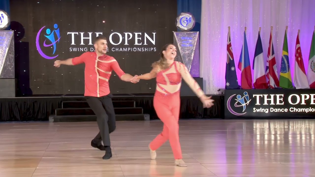 Us Open Swing championship 2022. West coast swing Rising star 5th place. John Carrez&Lucie Renaud