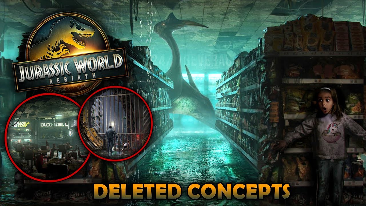 NEW DELETED SCENE CONCEPTS RELEASED FOR JURASSIC WORLD REBIRTH!
