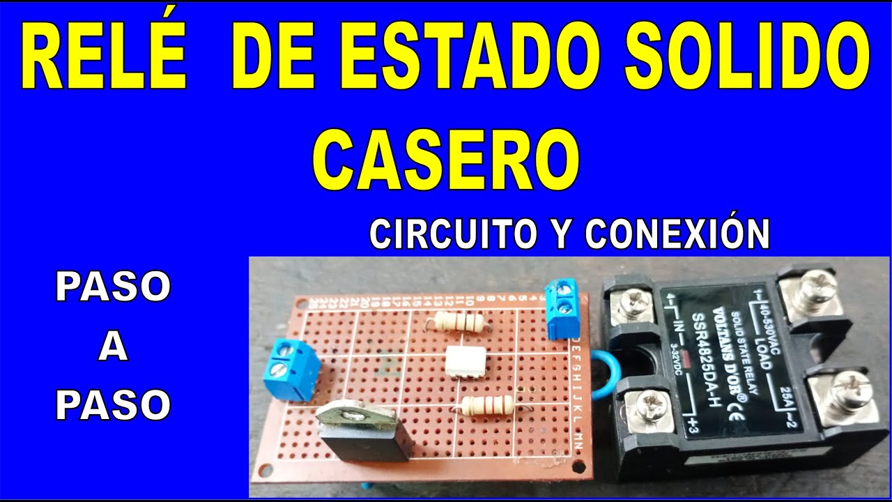 relé de estado solido casero  de (40A)