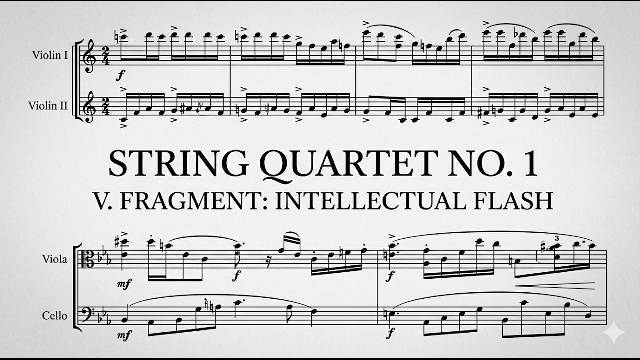 String Quartet No. 1 — V. Fragment: 