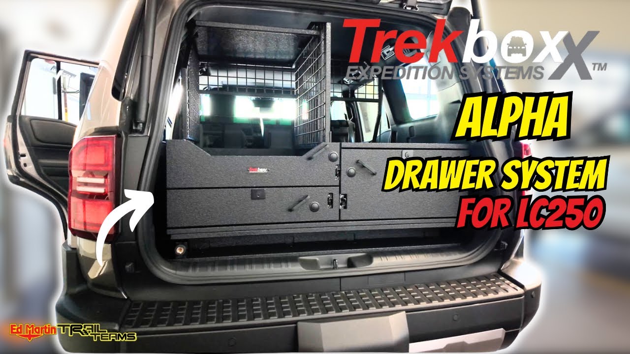 Never Seen Before! TrekBoxx Drawer System for NEW Land Cruiser 250 Series