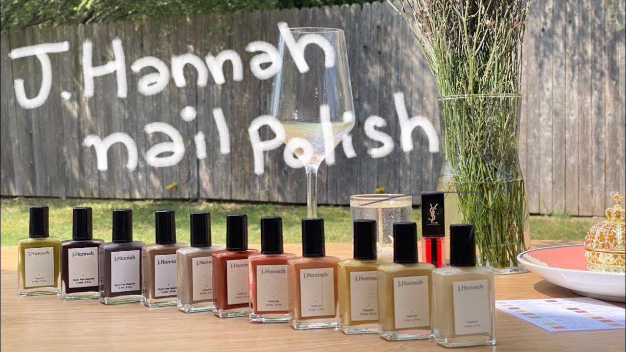 나의 제이한나네일 컬렉션💅🏼lJ.hannah nail polish 소개/비교/발색 영상l 이게다얼마야? l 강민경네일