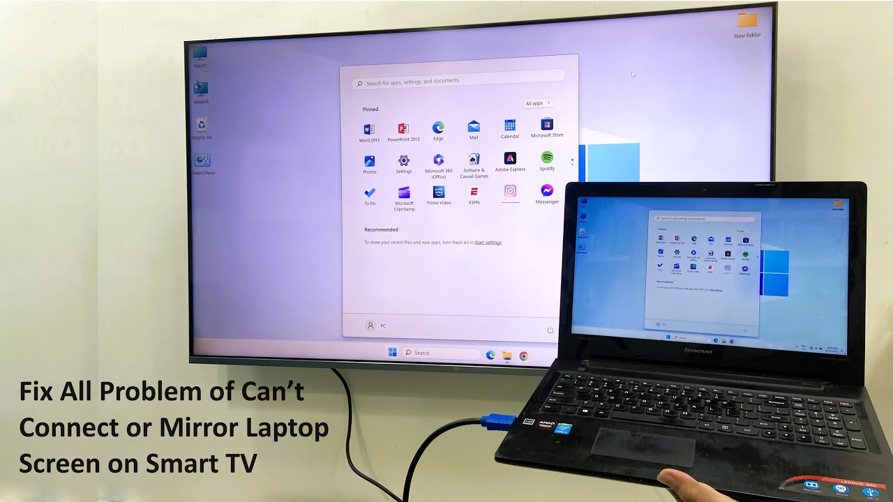 Как исправить все проблемы, связанные с невозможностью подключения или зеркалирования экрана ноутбука/ПК на экране Smart TV (HDMI)