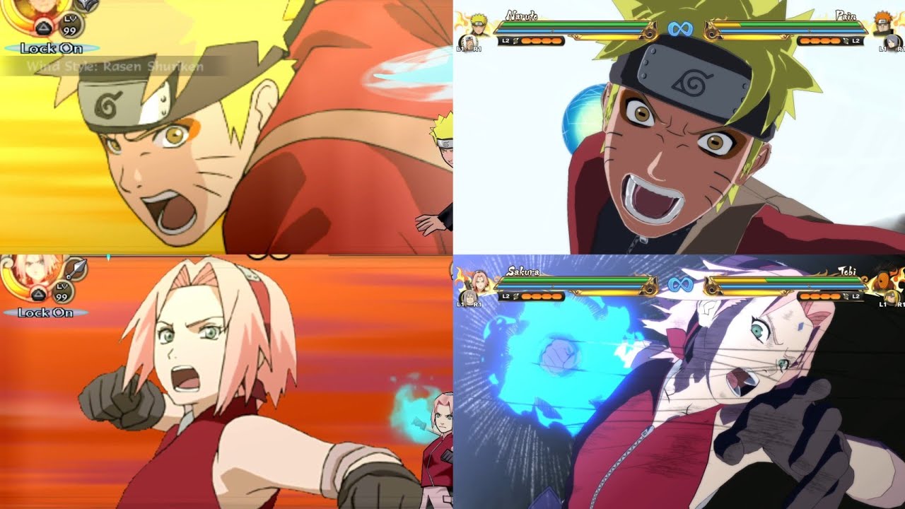 Naruto Storm Connections VS Naruto Ultimate Ninja Impact | Ultimate Jutsu Comparison