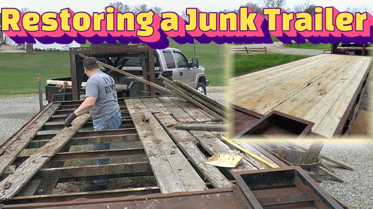From Bent to Beautiful: Restoring a Gooseneck Trailer’s Frame and Deck Boards