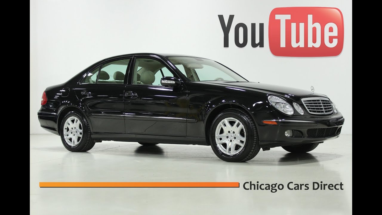 Chicago Cars Direct Presents a 2006 Mercedes-Benz E350. Obsidian Black/Stone. X13538