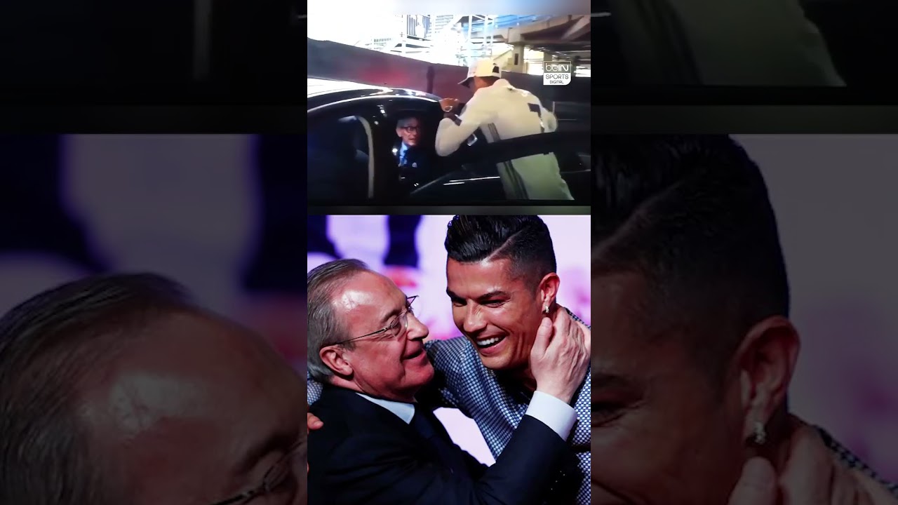 The never-before-seen video between Cristiano Ronaldo and Florentino P&eacute;rez after winning the Champio