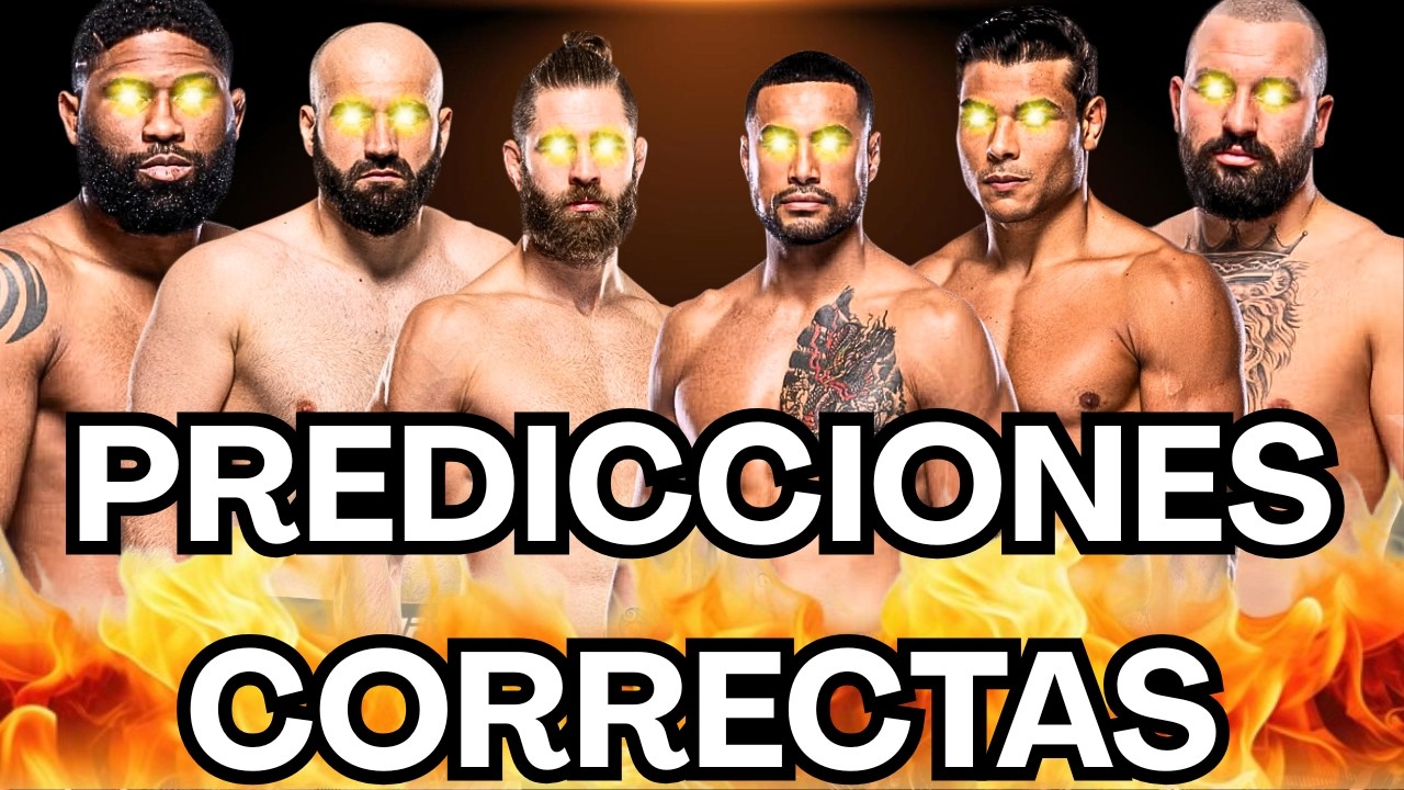 🔥UFC 327 PREDICCIONES🔥(77.3% DE EFECTIVIDAD) | AN&Aacute;LISIS Y PREDICCIONES🏆🏆