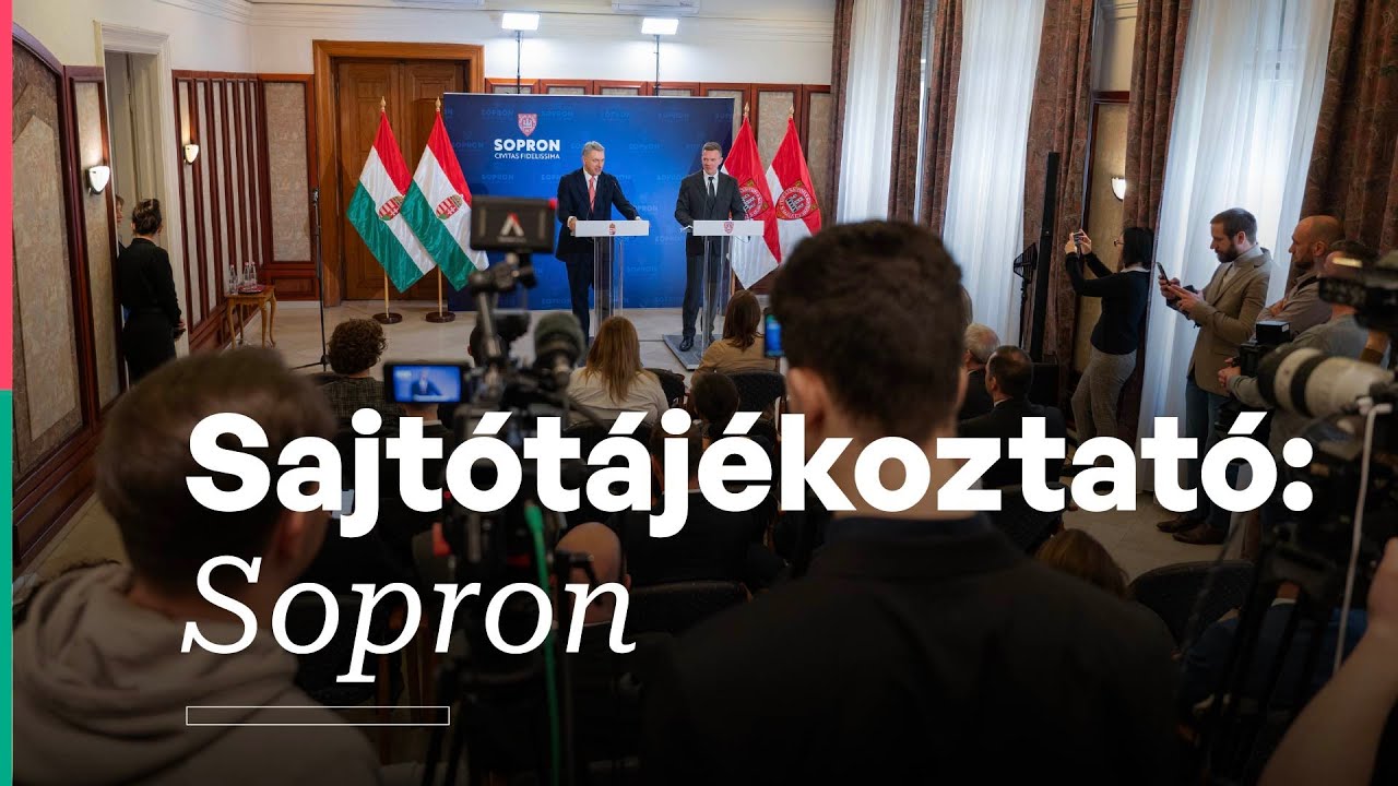 Sajtótájékoztató - ÉKM-Sopron csúcs
