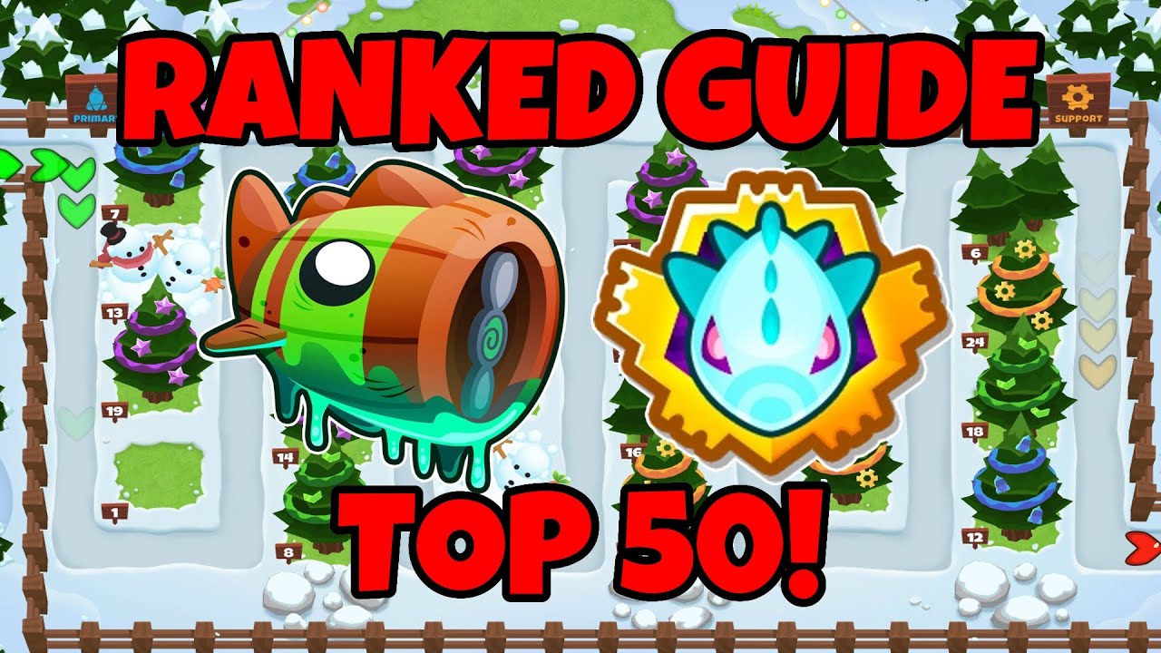 Bloonarius Ranked Tutorial || Top 50 Guide || One Two Tree (BTD6)